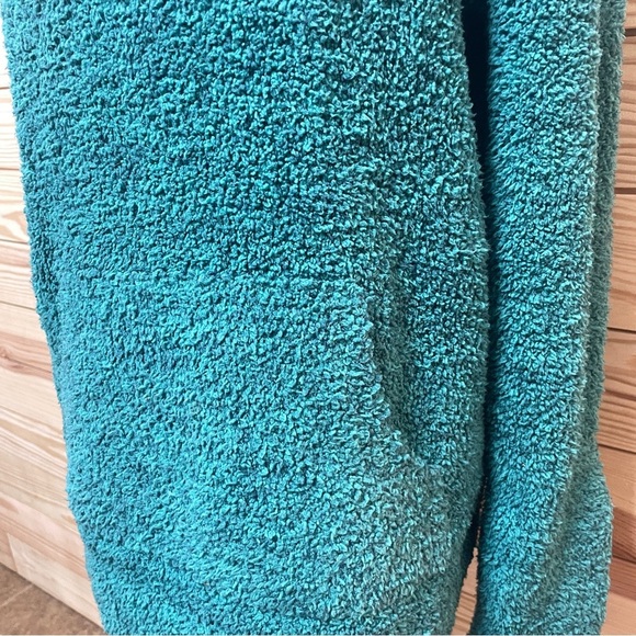 Natural Reflections Hunter Green Quarter Zip Sweater Jacket Pull Over Large - Picture 5 of 8